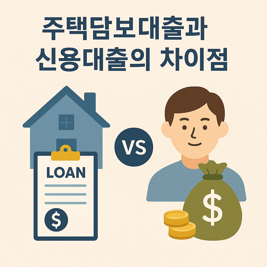 주택담보대출 vs 신용대출