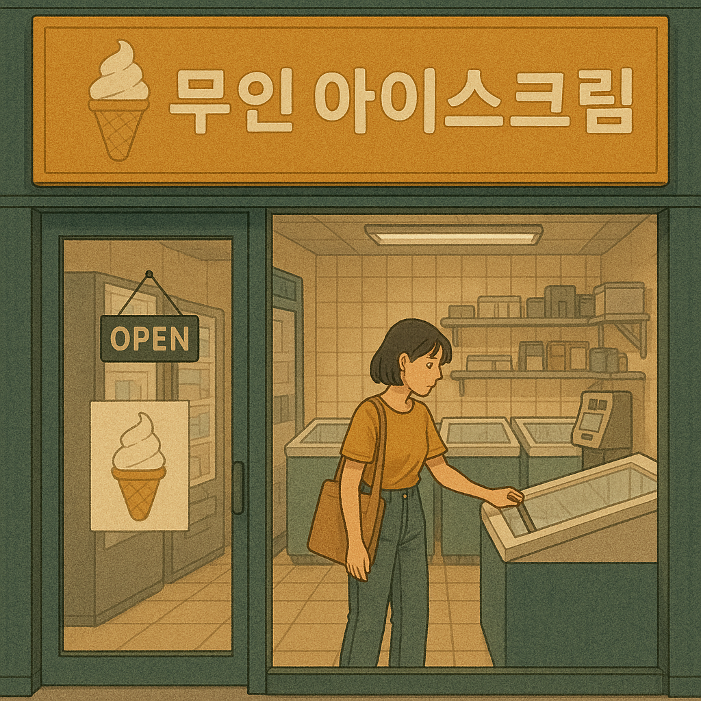 무인 아이스크림 가게