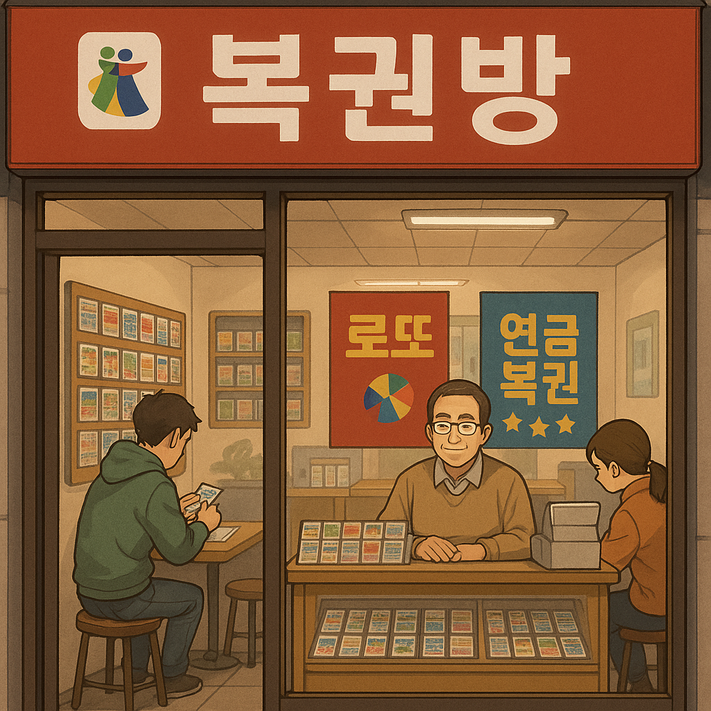복권방에서의 당첨 꿈