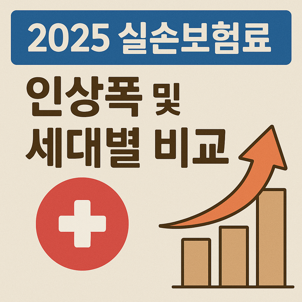 2025 실손보험료 인상 비교