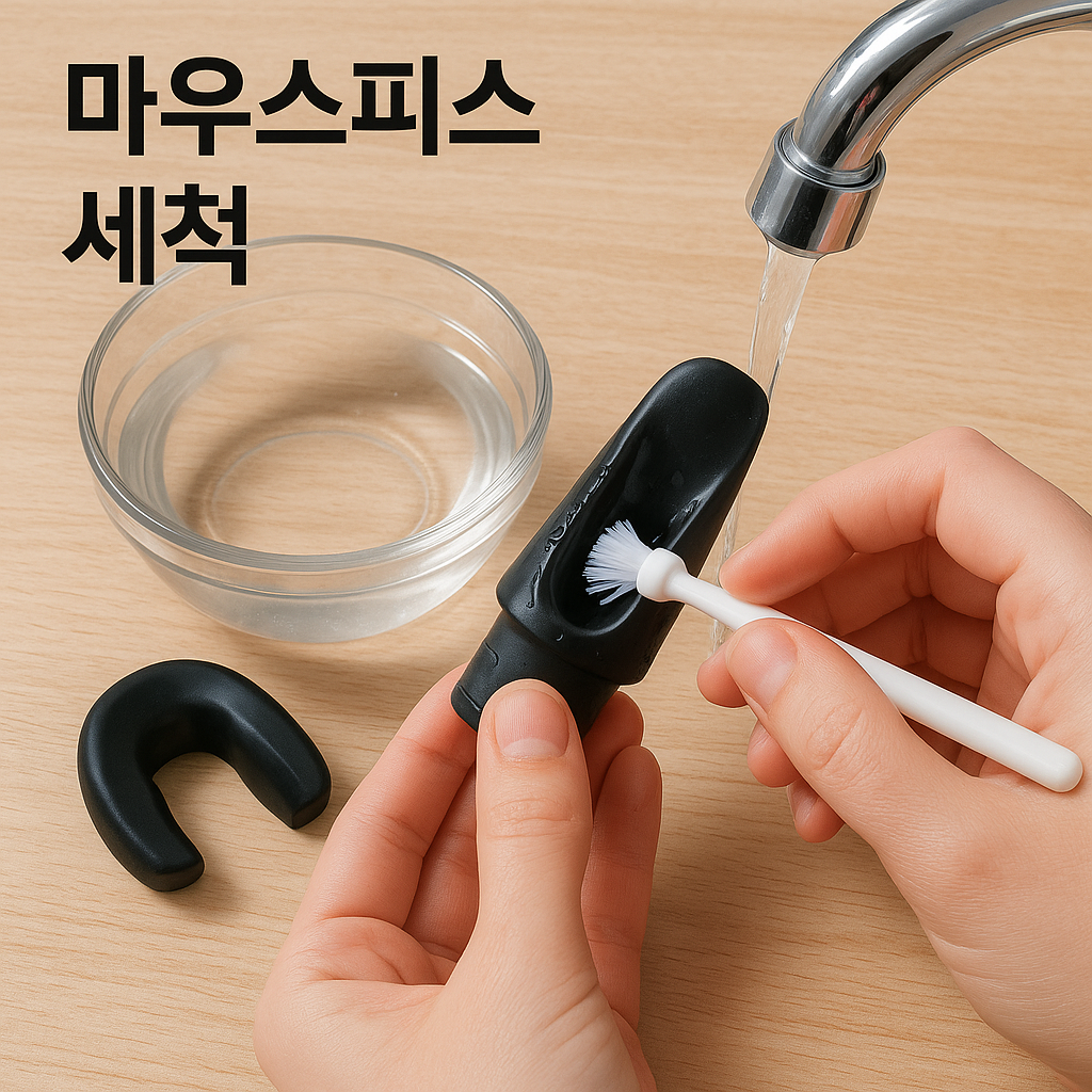 마우스피스 세척법