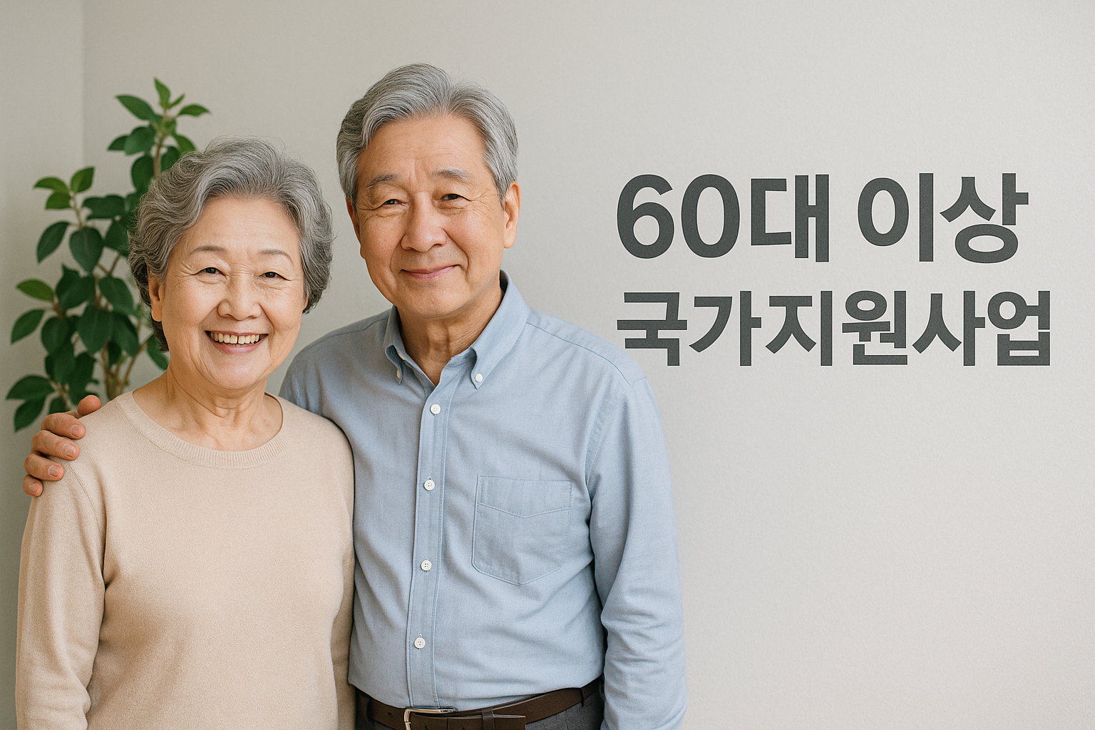 60대 이상 국가지원사업