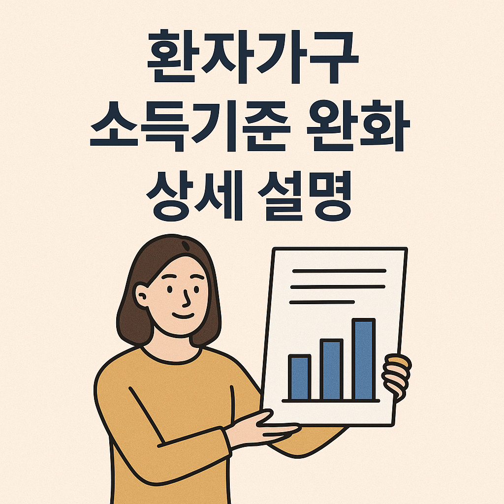 소득기준 완화 설명 이미지
