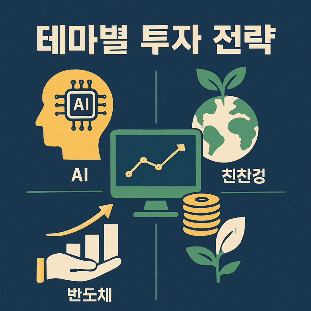 테마별 투자 전략 인포그래픽
