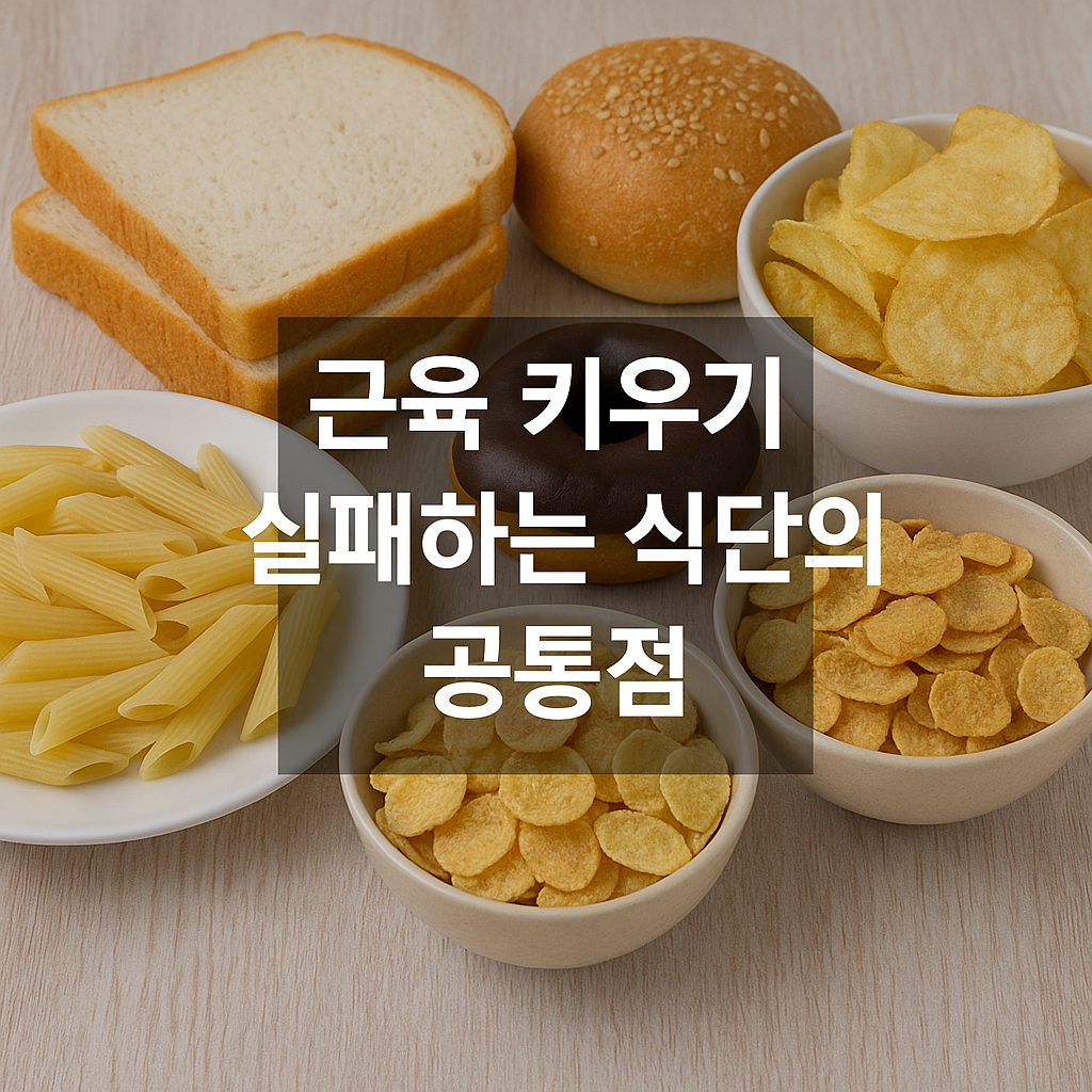 근육 증가 왜 실패했을까? 90%가 모르는 벌크업 식단의 치명적 실수들