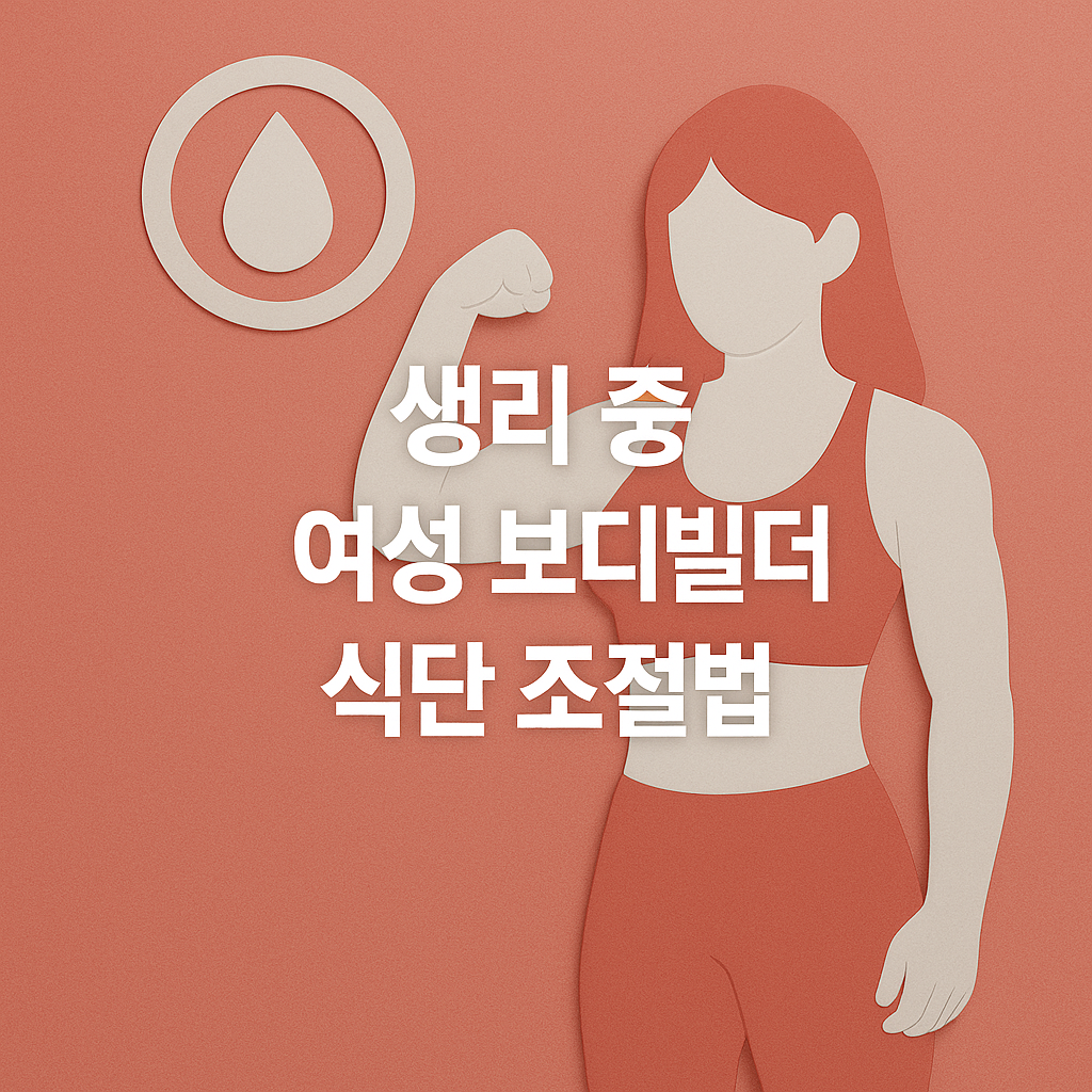여성 보디빌더 생리주기 식단 조절, 근육과 컨디션을 동시에 잡는 법은?