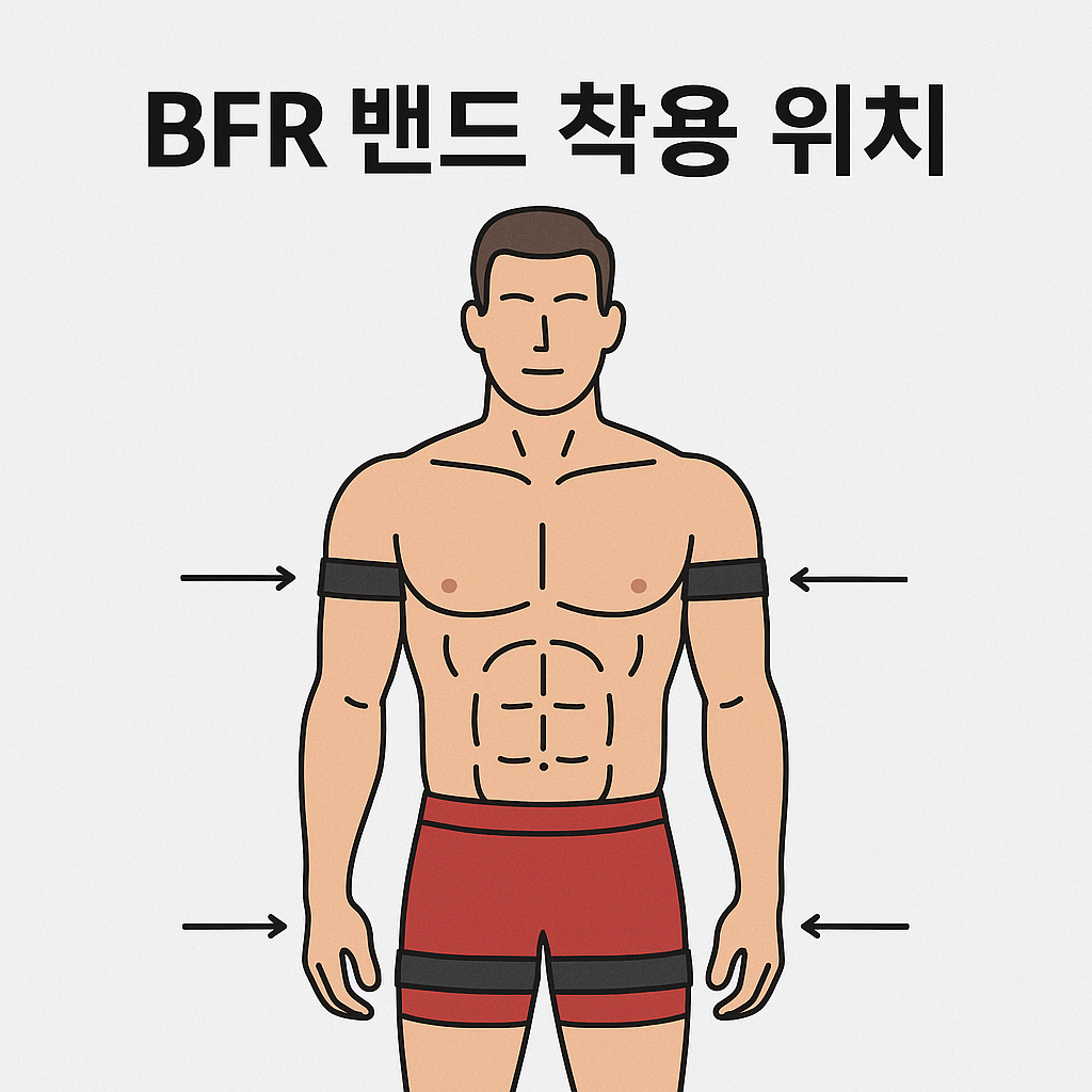 BFR 밴드 착용 위치