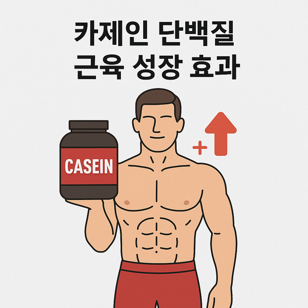 카제인 단백질과 근육 성장 효과