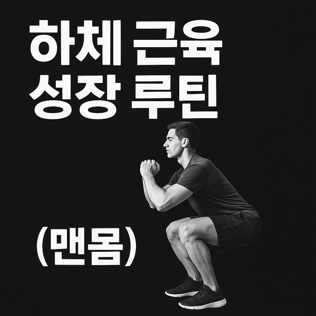 하체 근육 생성