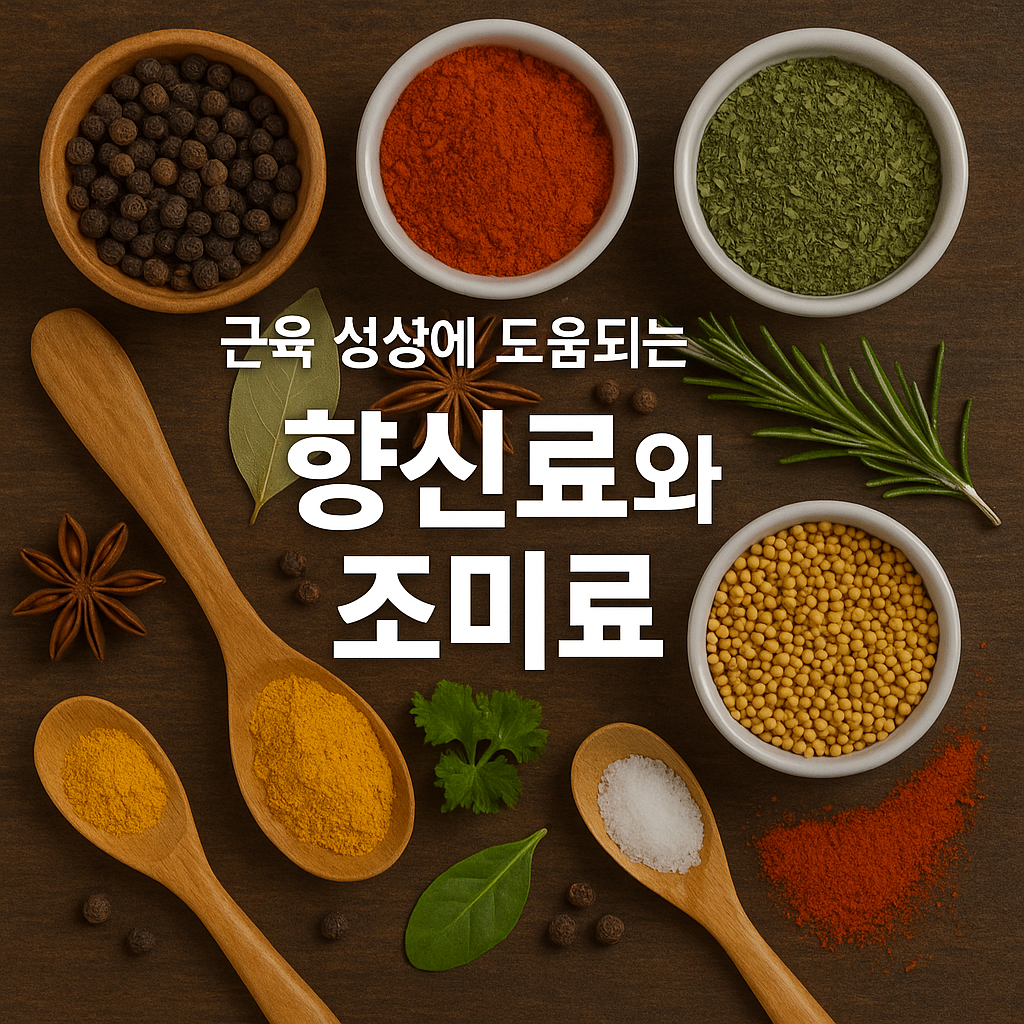 근육 성장에 정말 효과 있는 향신료와 조미료 TOP7