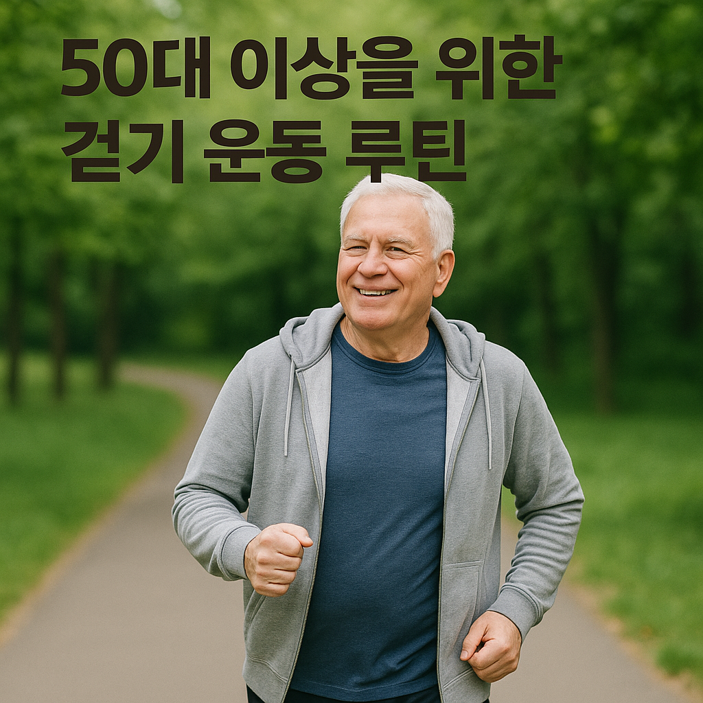 50대 이상 걷기 운동 루틴 5단계, 건강하게 시작하는 제2의 인생