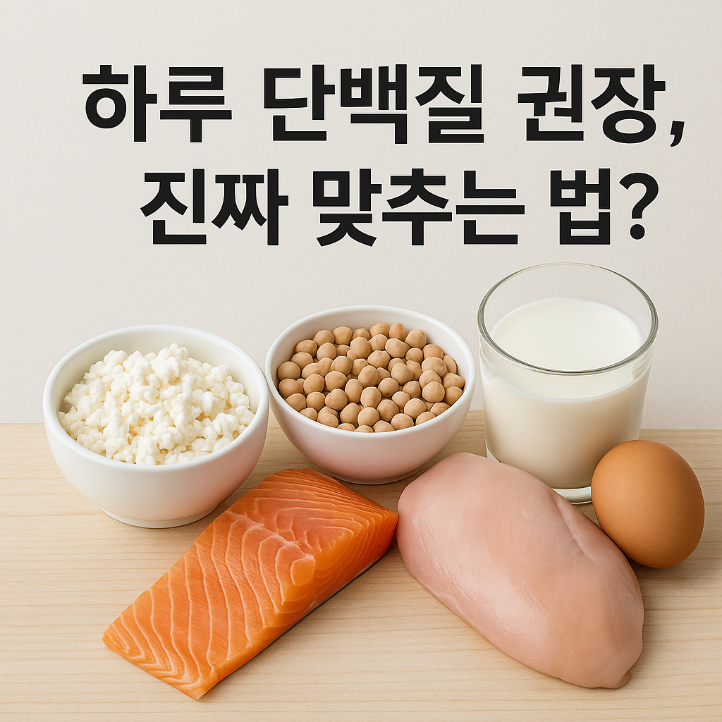 단백질 섭취, 건강한 시작