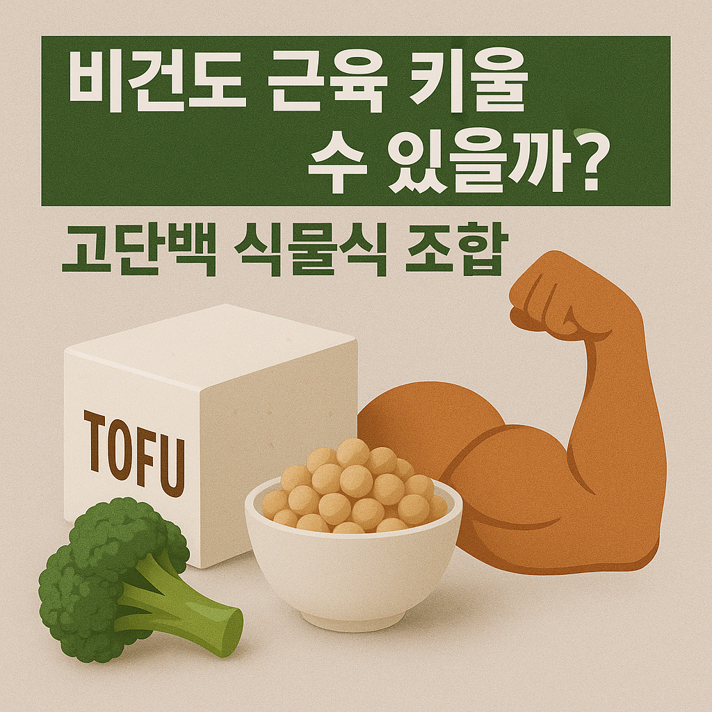 비건 근육 키우기 위한 식단