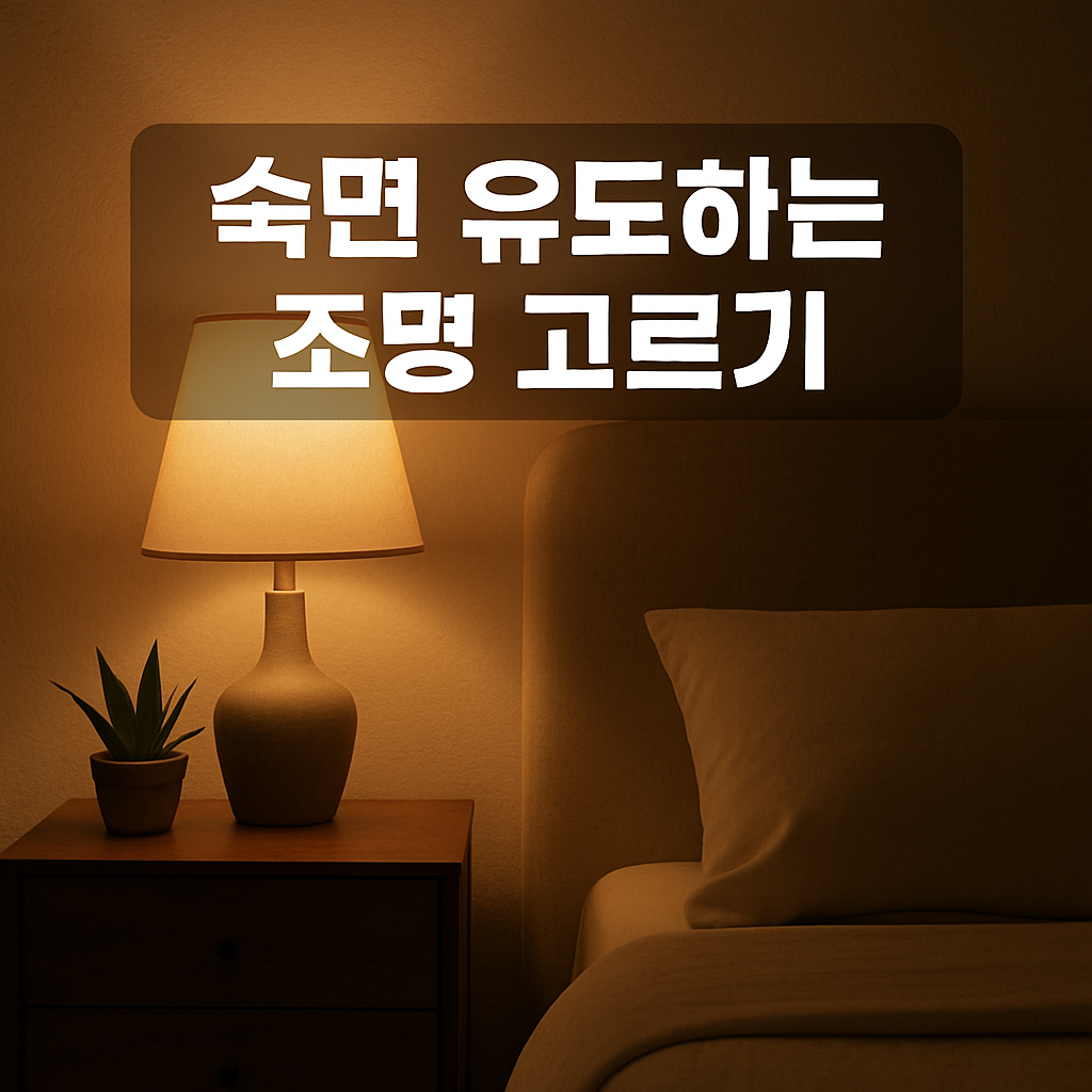 숙면 유도하는 조명 고르는 5가지 핵심 포인트는?