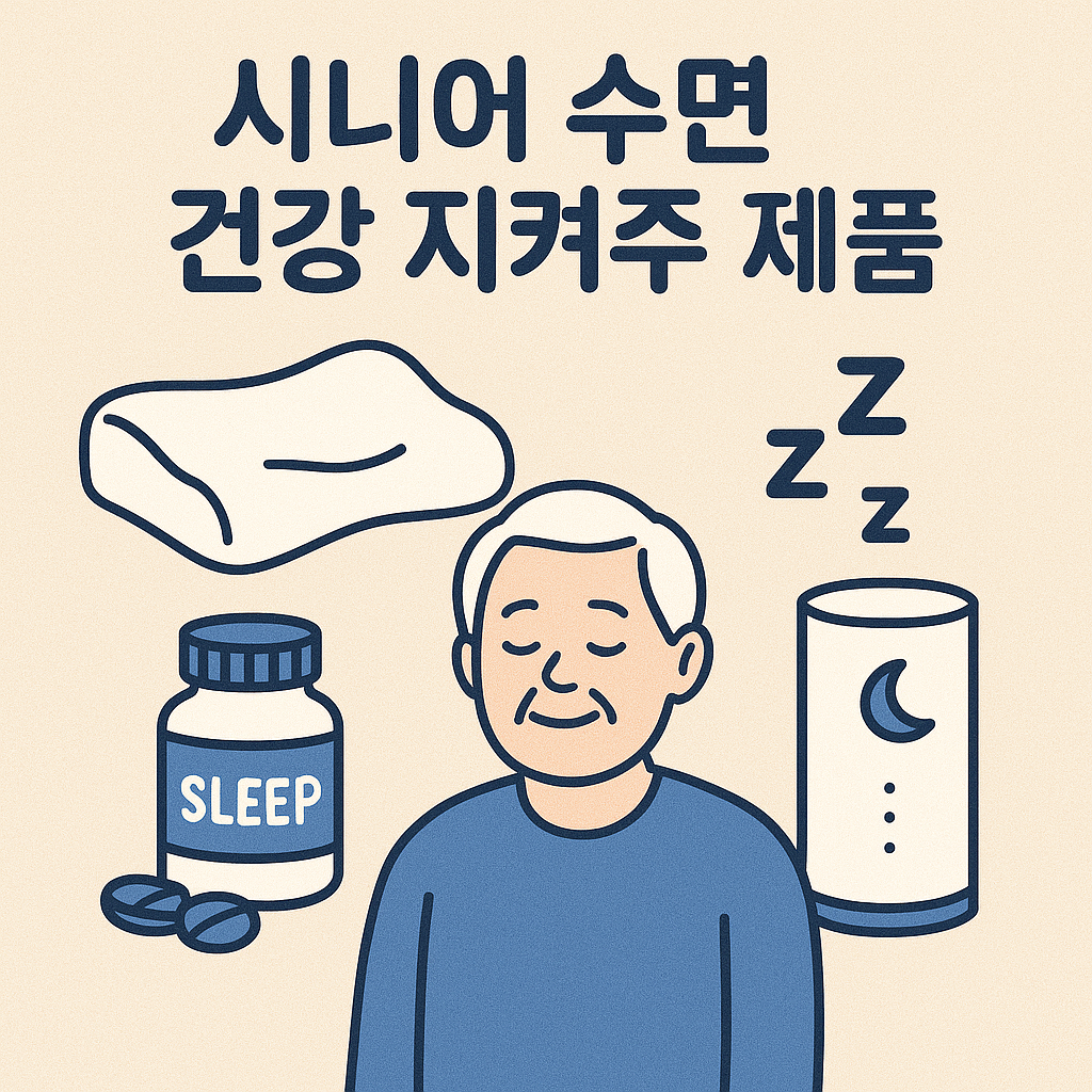 시니어 수면 건강 지켜주는 7가지 제품은?