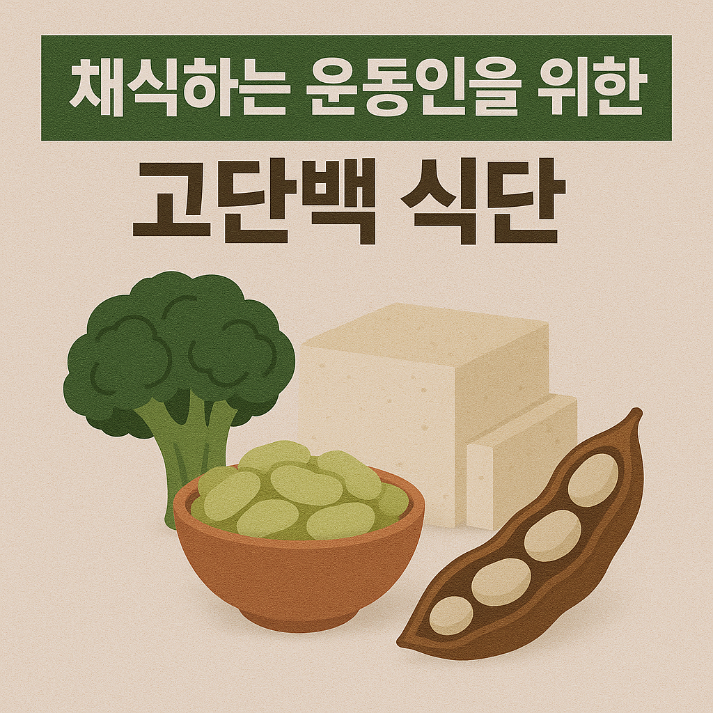 운동인을 위한 채식 고단백 식단