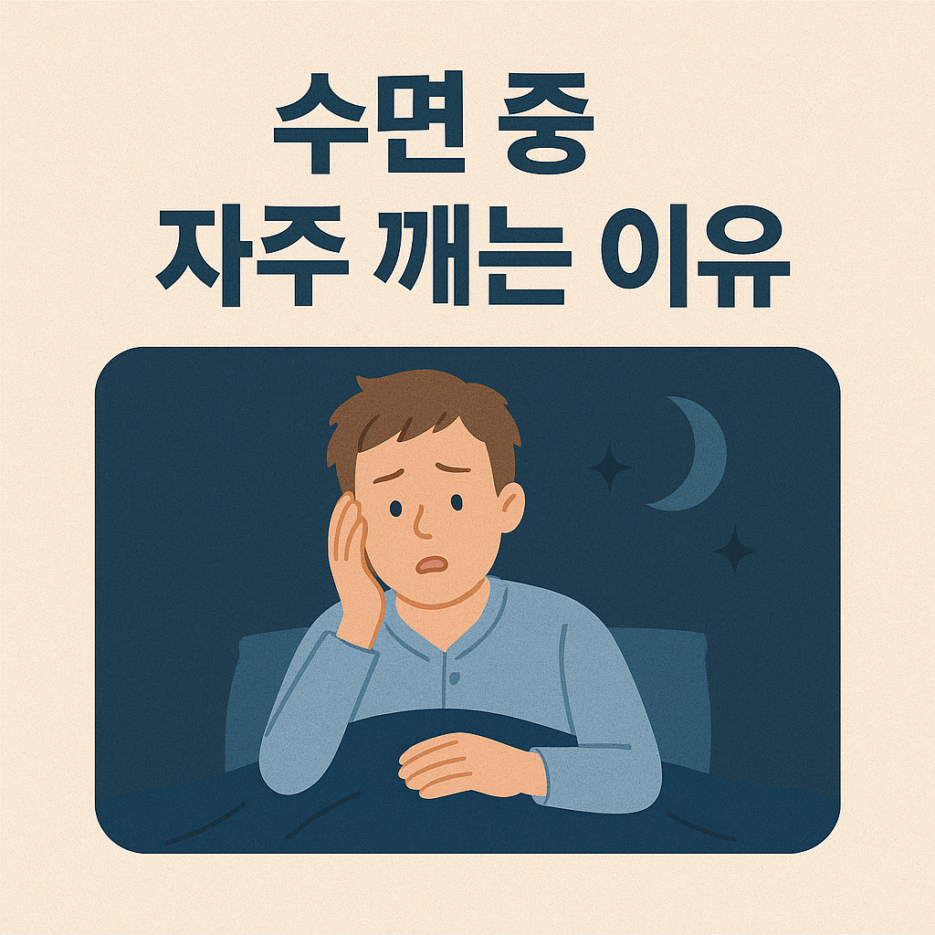 수면 중 자주 깨는 7가지 주요 원인과 해결책